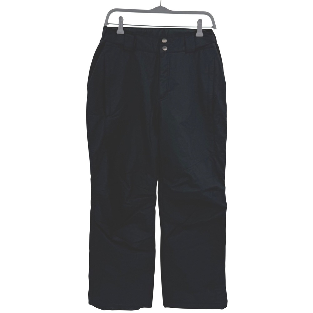 Columbia Omni-Tech Snow Pants Mens Medium Black Omni-Heat Insulated Ski Trousers